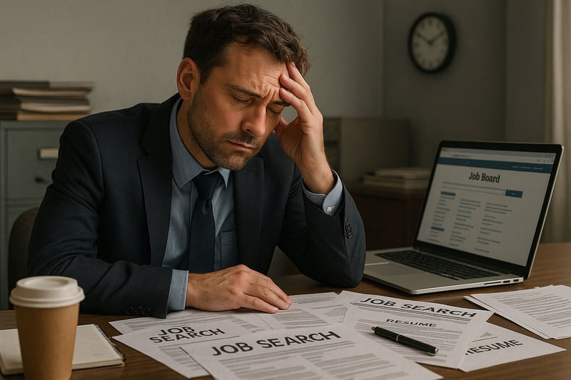 Professional looking stressed at traditional office